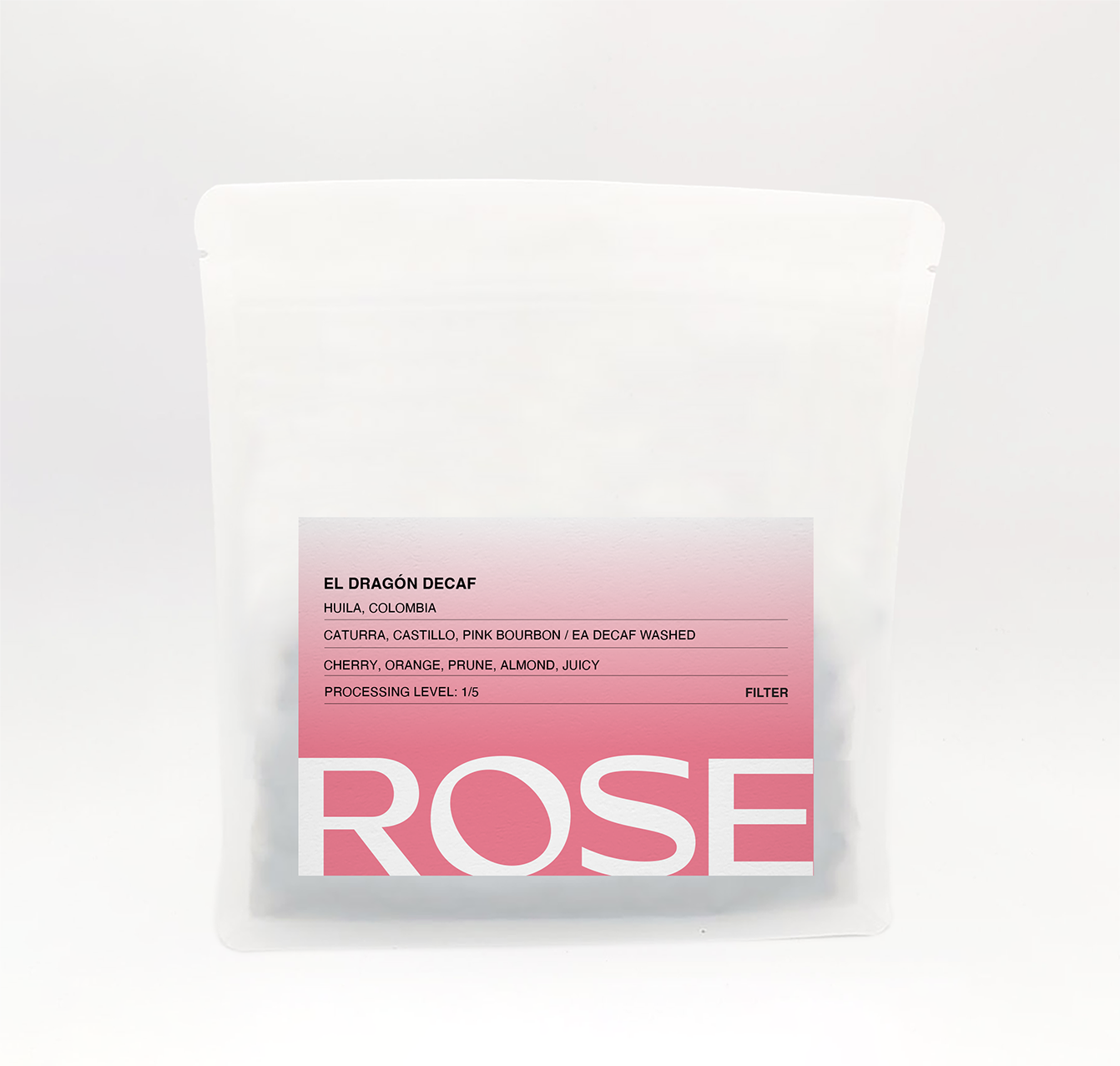 El Dragón Sugarcane Decaf – Rose Coffee Roasters