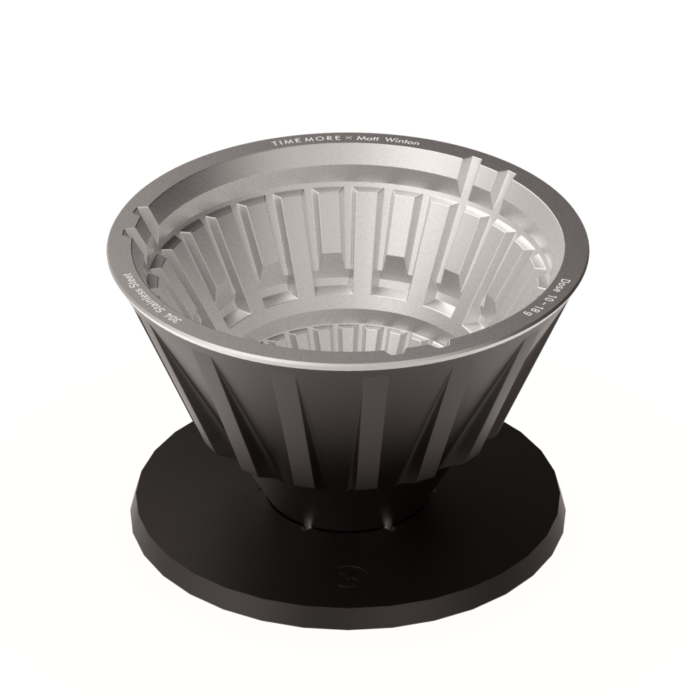 TIMEMORE x Matt Winton Vector Crystal Eye Stainless Steel Dripper